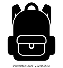 Backpack icon on white background vector
Vector travel icon