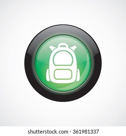 backpack icon on white background