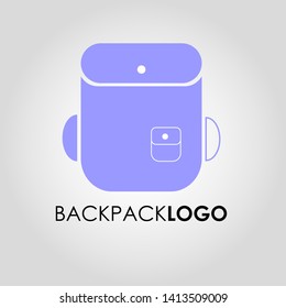 Backpack icon png / bag stock vector
