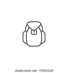 backpack icon. sign design