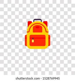 backpack icon sign and symbol. backpack color icon for website design and mobile app development. Simple Element from education elements collection for mobile concept and web apps icon.