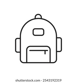 Backpack icon. simple vecor icon.