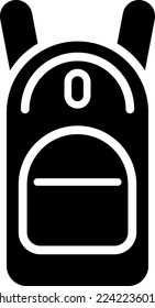 Símbolo de icono de mochila. Elemen de rocksack aislado de calidad superior