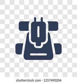 Backpack icon. Trendy Backpack logo concept on transparent background from camping collection
