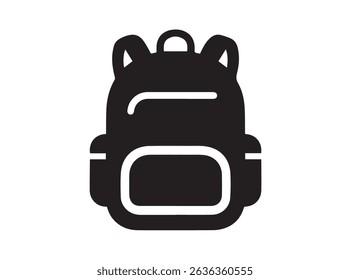Backpack icon in trendy outline style design. Vector graphic illustration. Backpack icon for website design, logo, app, and ui. .EPS 10	
