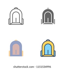 Backpack Icon Variation Style