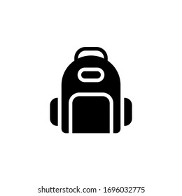 Backpack Icon Vector Design Template