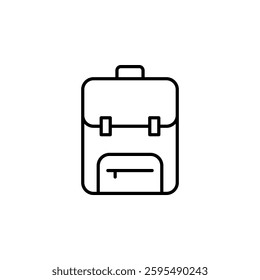 backpack icon vector design template