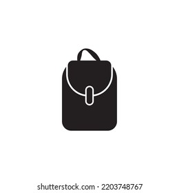 backpack icon vector illustration logo design