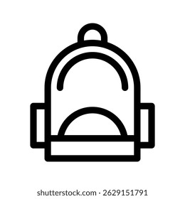 Backpack Icon Vector Symbol Design Illustration