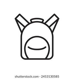 backpack icon vector template illustration logo design
