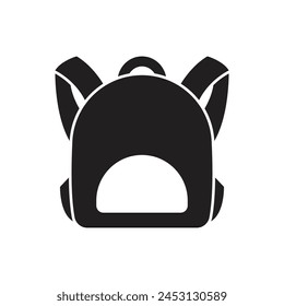 backpack icon vector template illustration logo design