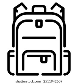 Rucksacksymbol für Web, App, Infografik usw.