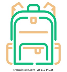 Rucksacksymbol für Web, App, Infografik usw.