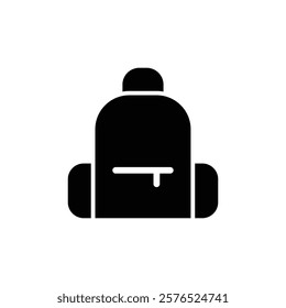 Backpack icon web design in vector