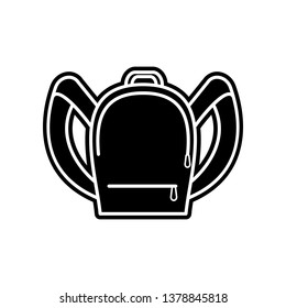 backpack line icon. Element of Education for mobile concept and web apps icon. Glyph, flat icon for website design and development, app development