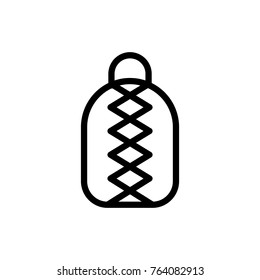 Backpack line icon. High quality black outline logo for web site design and mobile apps. Vector illustration on a white background.