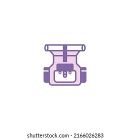 Backpack line icon. linear style sign for mobile concept and web design. Backpack outline vector icon. Symbol, logo illustration. Vector graphic