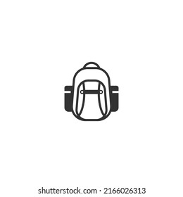 Backpack line icon. linear style sign for mobile concept and web design. Backpack outline vector icon. Symbol, logo illustration. Vector graphic