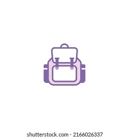 Backpack line icon. linear style sign for mobile concept and web design. Backpack outline vector icon. Symbol, logo illustration. Vector graphic