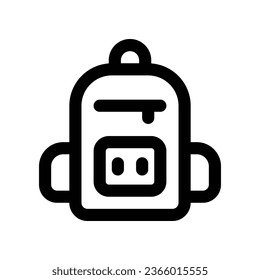 backpack line icon. vector icon for your website, mobile, presentation, and logo design.