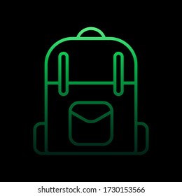 backpack line nolan icon. Simple thin line, outline vector of camping icons for ui and ux, website or mobile application