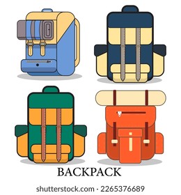 BACKPACK MAN ICON BACKPACK ADVENTURE