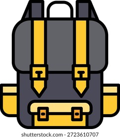 Mochila Novo Vetor de Design de Ícone Criativo