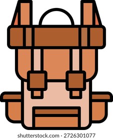 Mochila Novo Vetor de Design de Ícone Criativo