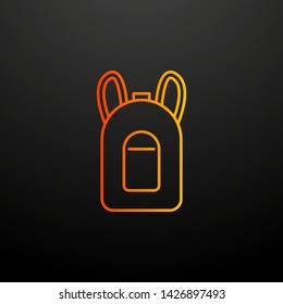 backpack nolan icon. Elements of camping set. Simple icon for websites, web design, mobile app, info graphics