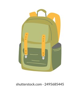 backpack, on a white background