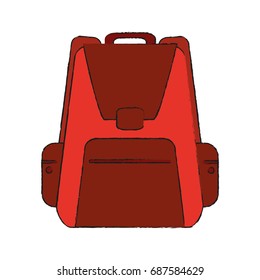 backpack with outside pockets icon image 