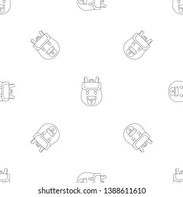 Backpack pattern seamless vector repeat geometric for any web design