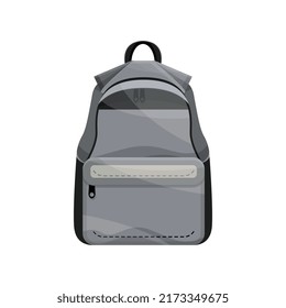 Backpack in a realistic style.