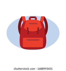 backpack. rucksack. Knapsack. Schoolbag. Sack flat illustration icon. backpack. rucksack. Knapsack. Schoolbag. Sack flat illustration icon. backpack. rucksack. Knapsack. Schoolbag. Sack flat