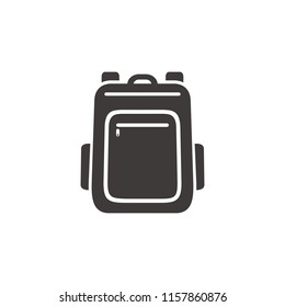 Backpack, school bag icon