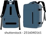 backpack school ccolorfull, cartoon backpack isolated, backpacks flat vector, Cartoon school backpacks, backpack icon colorfull