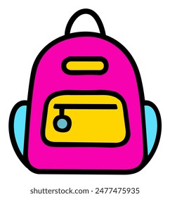 Etiqueta engomada de la mochila tan encantadora para decorativo, diseñe su obra de arte.