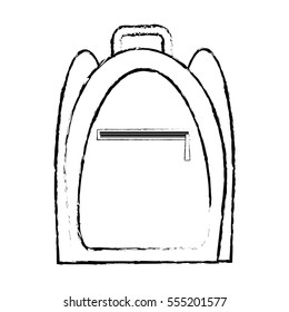 backpack traveler vacation sketch vector illustration eps 10