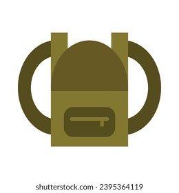 Backpack Vector Flat Icon For Personal And Commercial Use.
