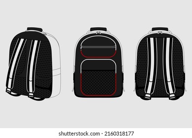 Backpack Vector Graphic Illustration Art Design 