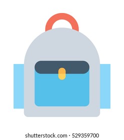 Backpack Vector Icon