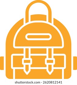 Backpack vector icon. Can be used for printing, mobile and web applications.
