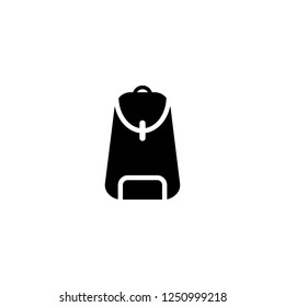backpack vector icon. backpack sign on white background. backpack icon for web and app