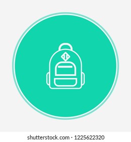 Backpack vector icon sign symbol