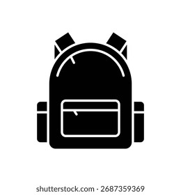 Rucksack, Vektorsymbol, Stockgrafik