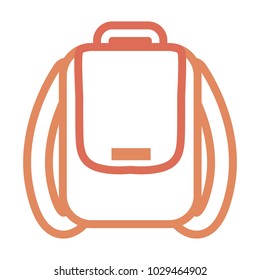 backpack vector illustration