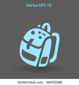 Backpack vector illustration