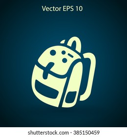 Backpack vector illustration