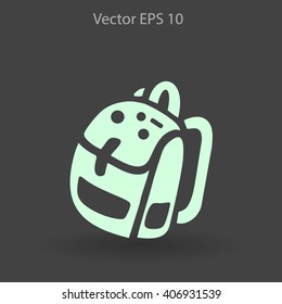 Backpack vector illustration